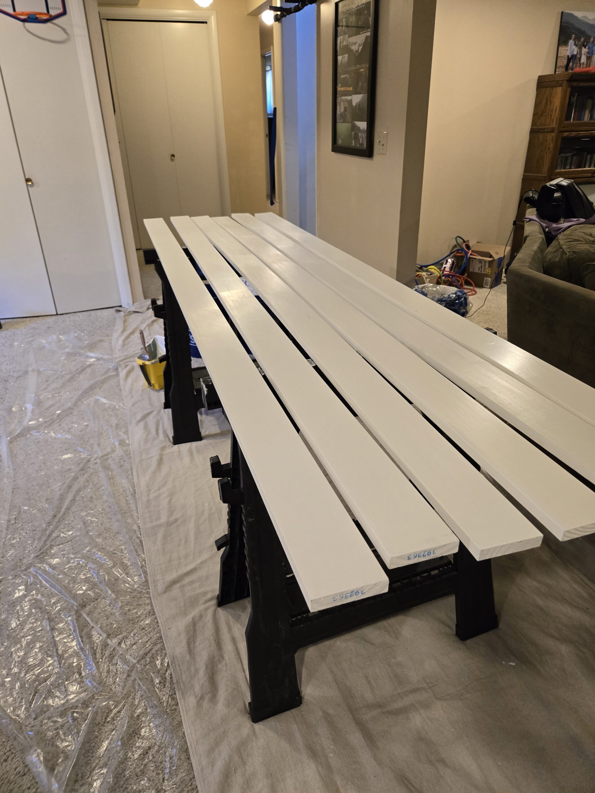 Baseboard and finish carpentry detail work in a Northern Utah home
