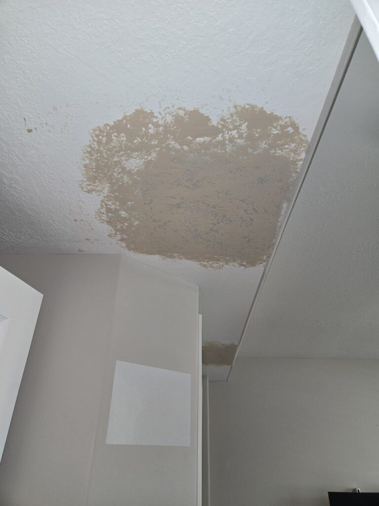 Texture matching on a ceiling in Bountiful, UT